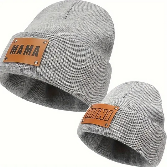 Mama and Mini Beanie/Skully Set